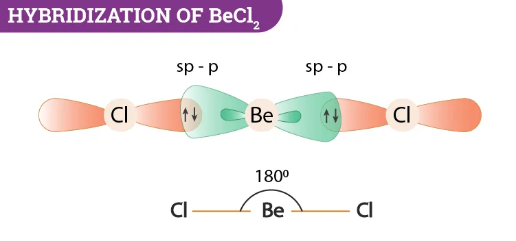 Hybridization in BeCl2
